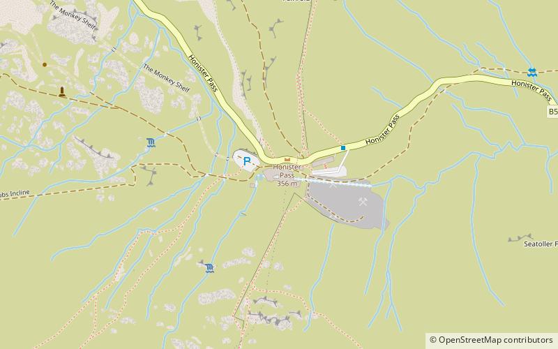 Honister Slate Mine location map