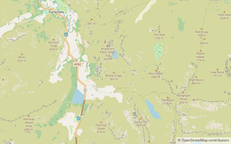 Brock Crags location map