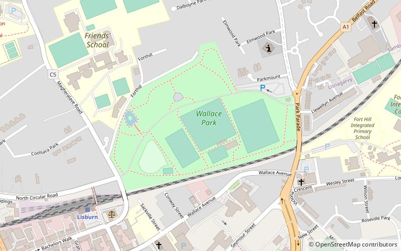 Wallace Park location map
