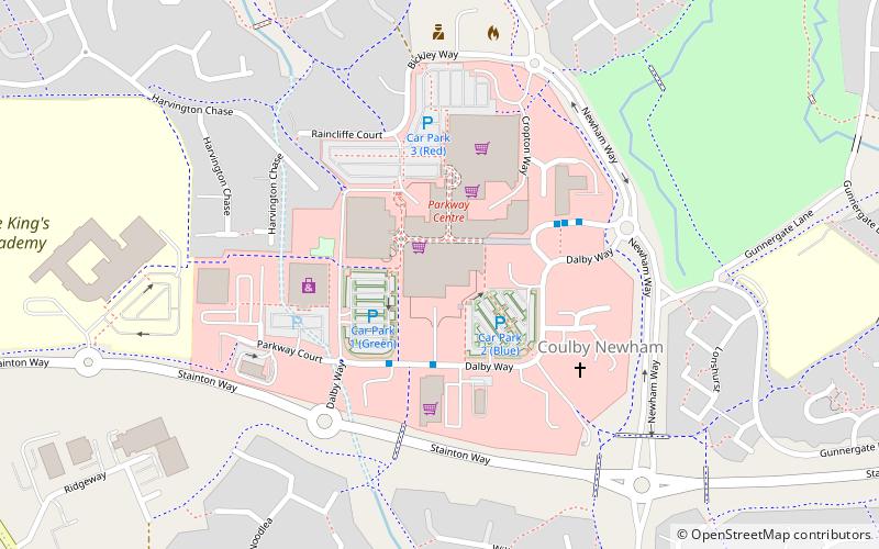 Kathedrale von Middlesbrough location map