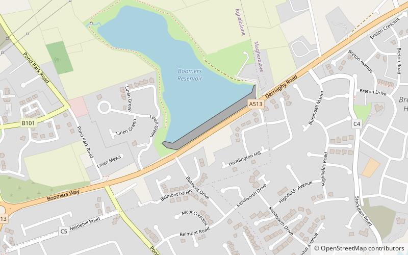 duncans dam lisburn location map