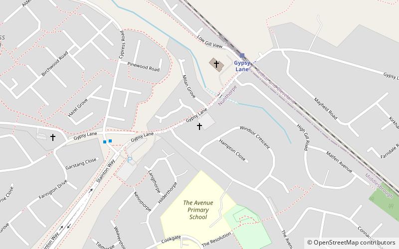 St Bernadette's location map