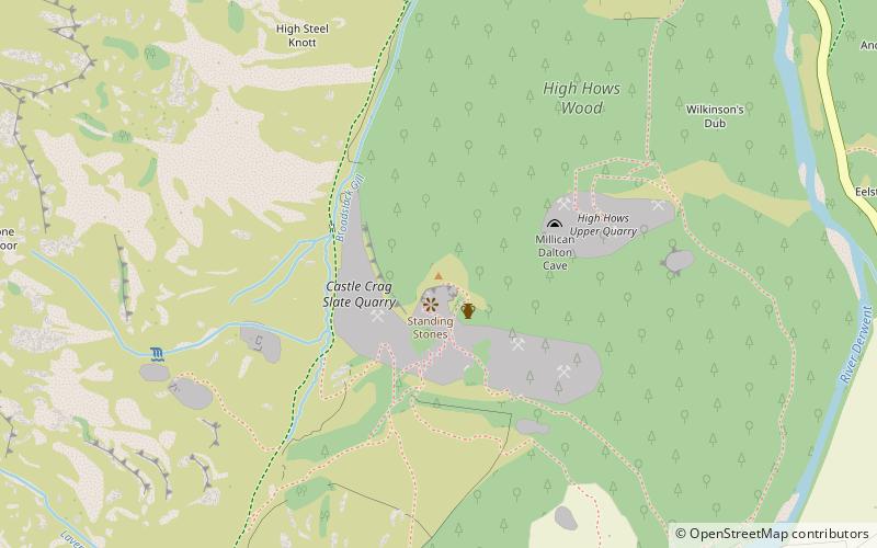 Castle Crag location map