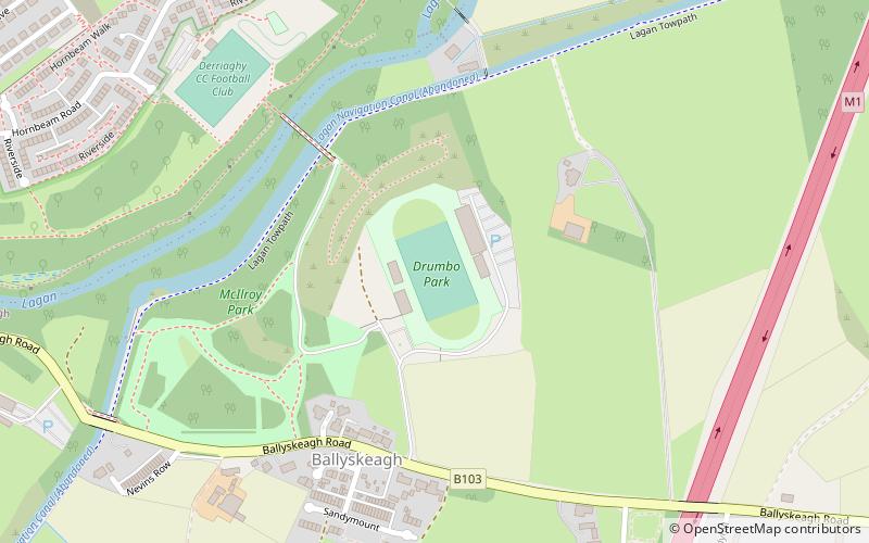 New Grosvenor Stadium location map