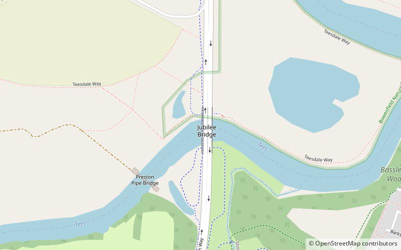 Jubilee Bridge location map