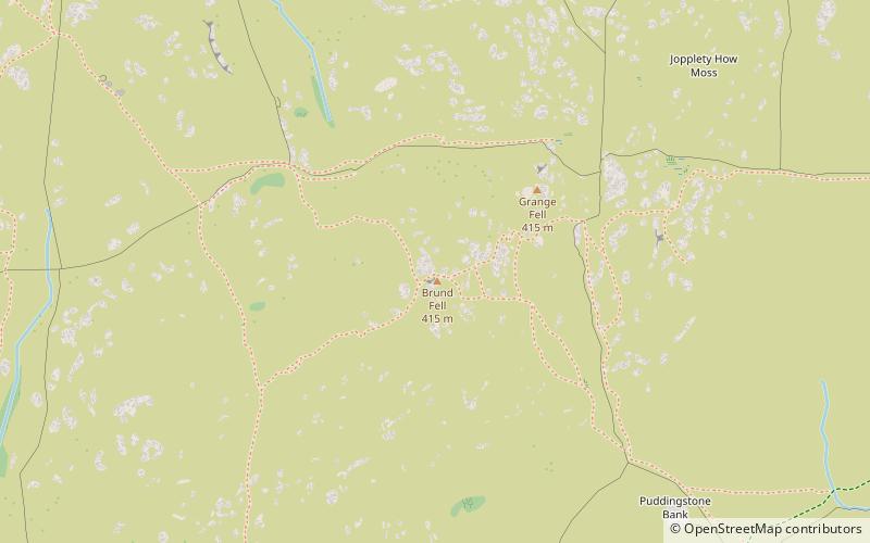 Brund Fell location map