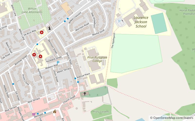 prior pursglove college guisborough location map