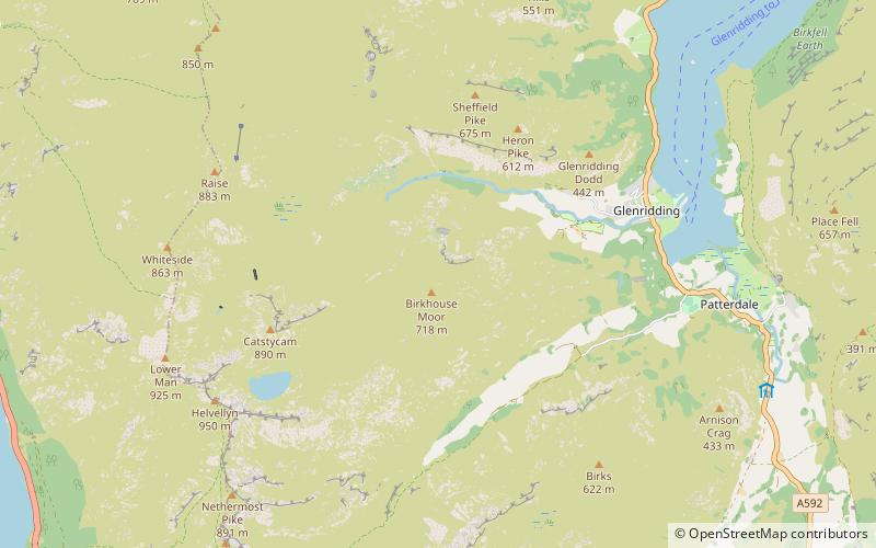 Birkhouse Moor location map