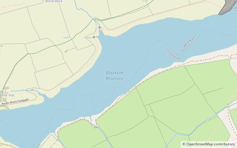 Blackton Reservoir location map