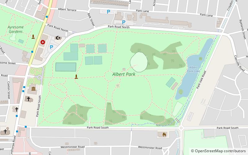 Albert Park location map