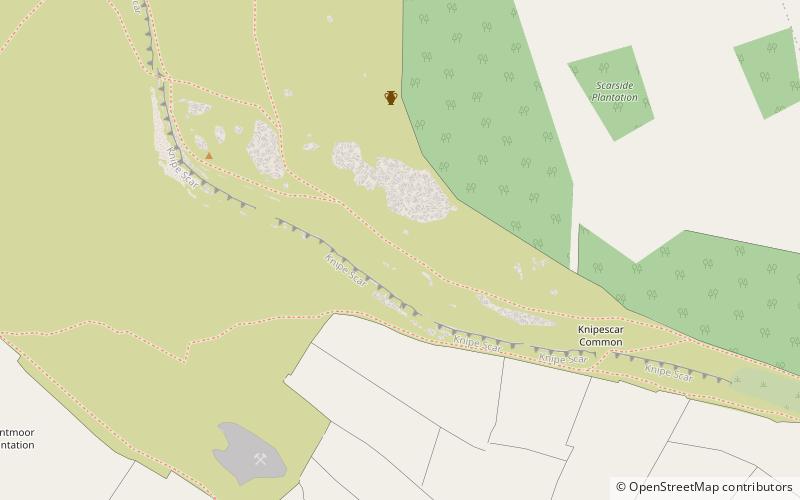 Knipescar Common location map