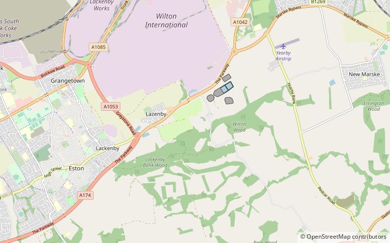 Wilton Castle, North Yorkshire location map