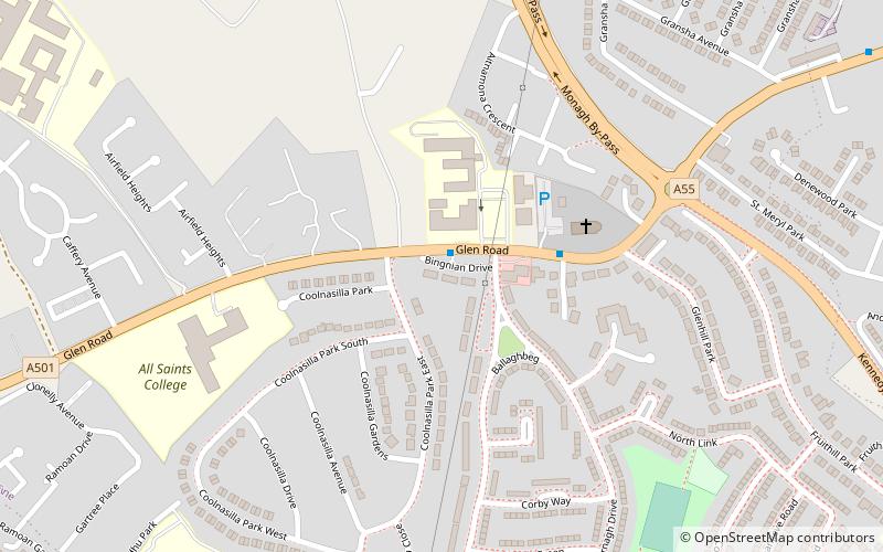 Andersonstown location map