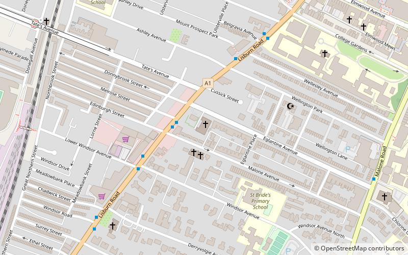 St Thomas' Church location map