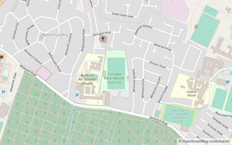 Corrigan Park location map