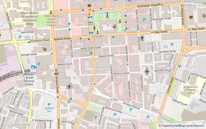 Ulster Hall location map