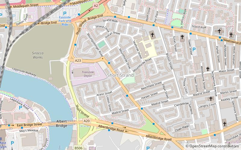 Short Strand location map