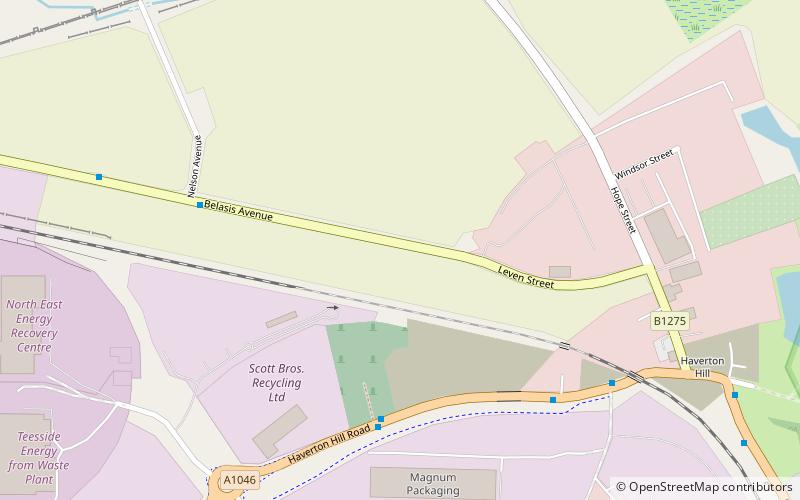 Haverton Hill location map