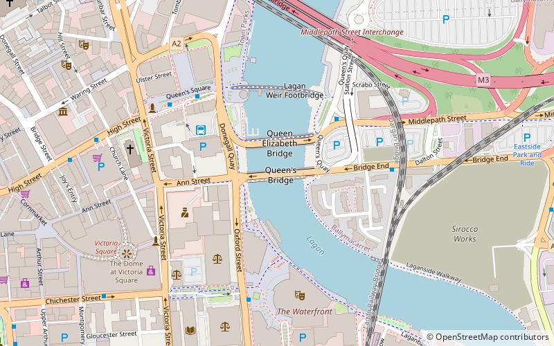 Queen's Bridge location map