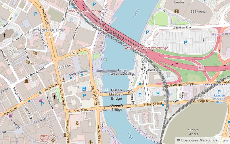 M3 motorway location map