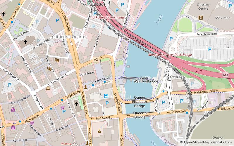 donegall quay belfast location map