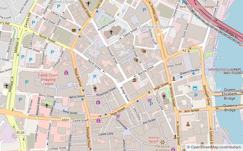 Belfast Exposed location map