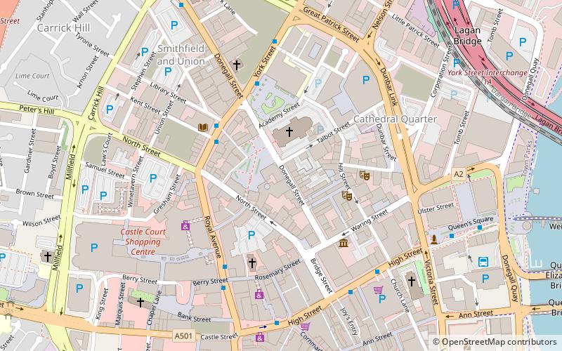 Cathedral Quarter location map