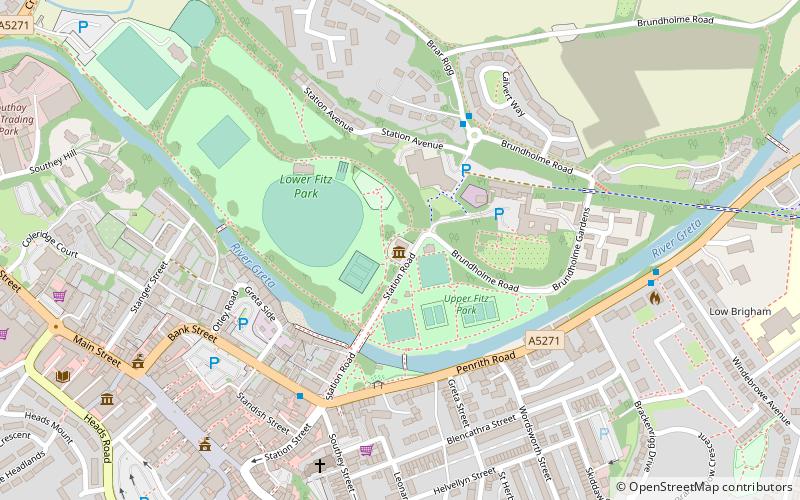 Keswick Museum and Art Gallery location map