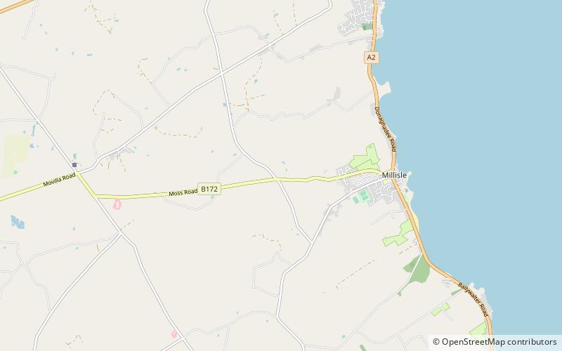 Ballycopeland Windmill location map