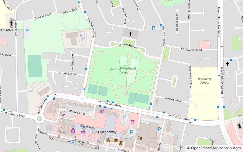 John Whitehead Park Community Hub & Cafe location map