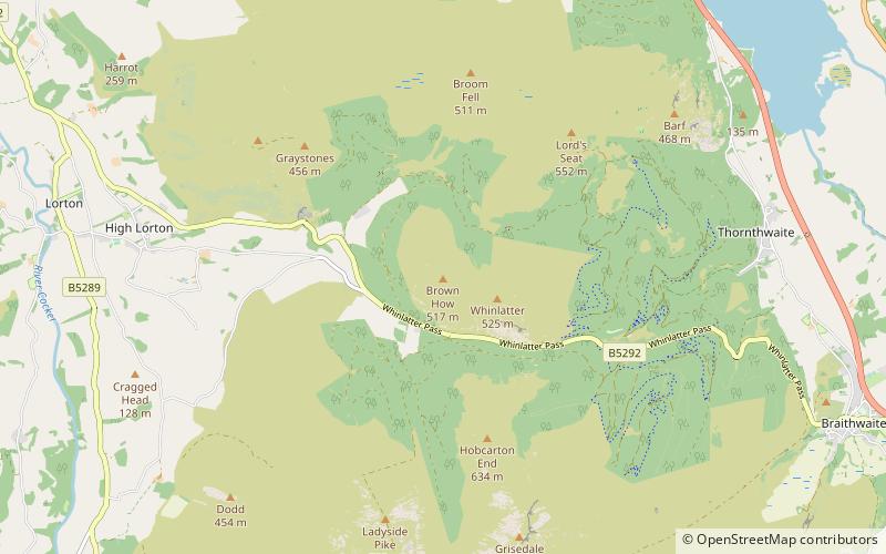 Whinlatter location map