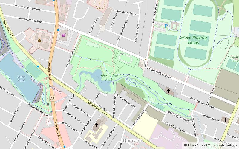 Alexandra Park location map