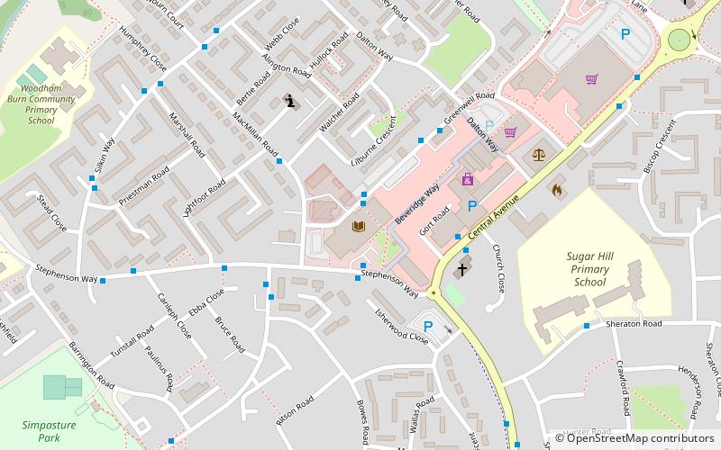 Newton Aycliffe Leisure Centre location map