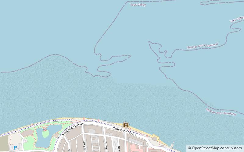Coatham Pier location map