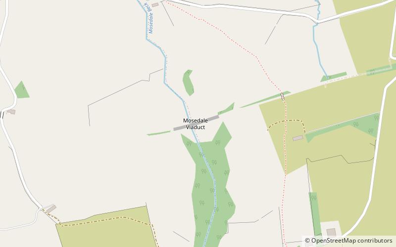 Mosedale Viaduct location map