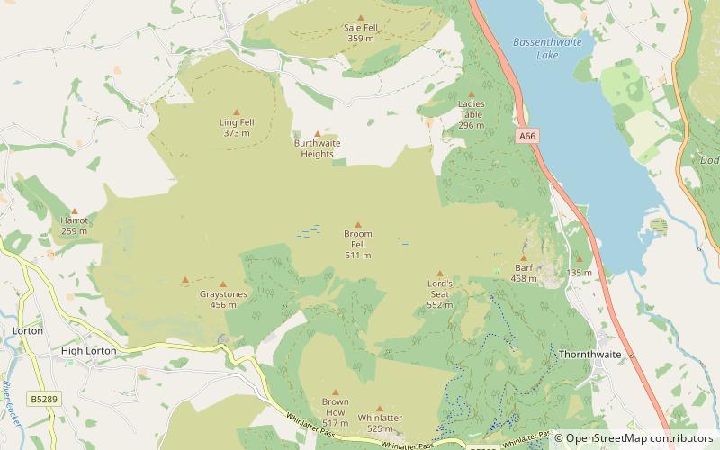 Broom Fell location map