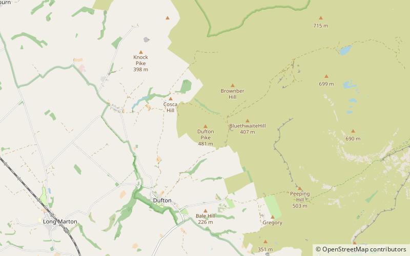 Dufton Pike location map