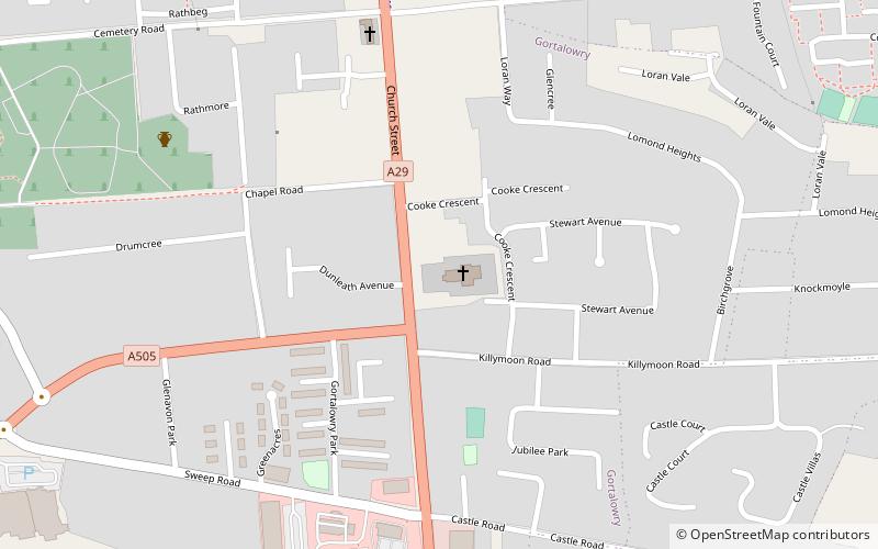 Gortalowry location map