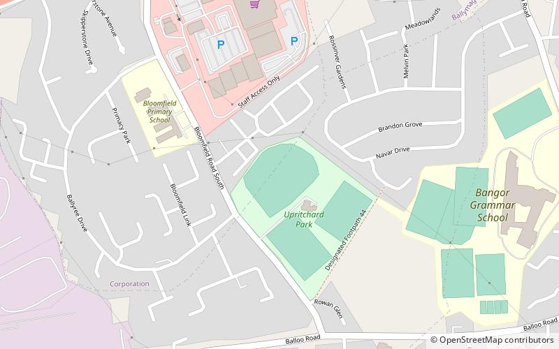 Upritchard Park location map