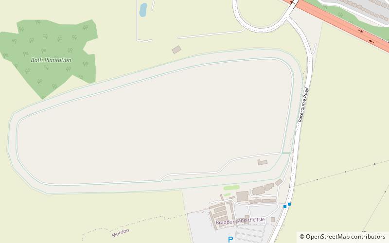 Sedgefield Racecourse location map