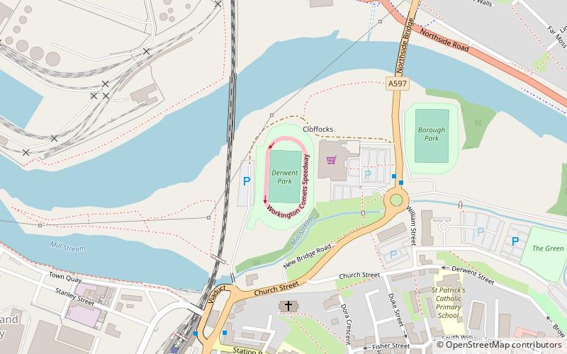 Zebra Claims Stadium location map