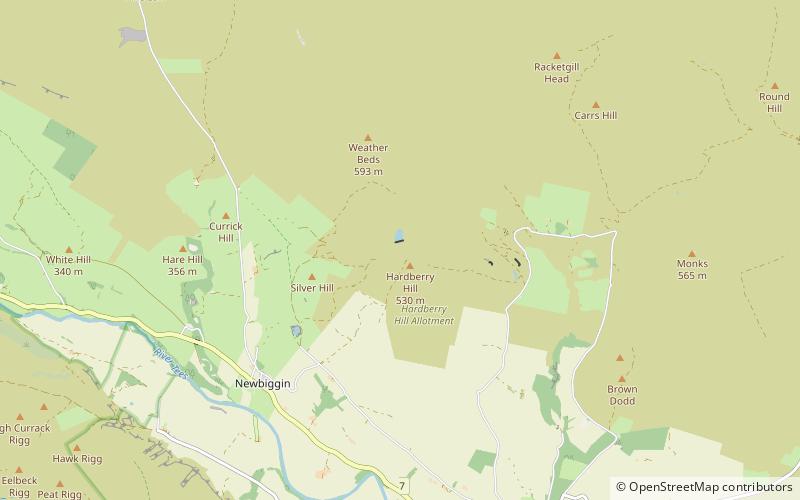 Teesdale Allotments location map