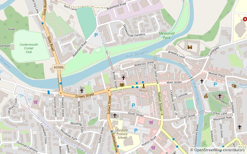 Cockermouth United Reformed Church location map