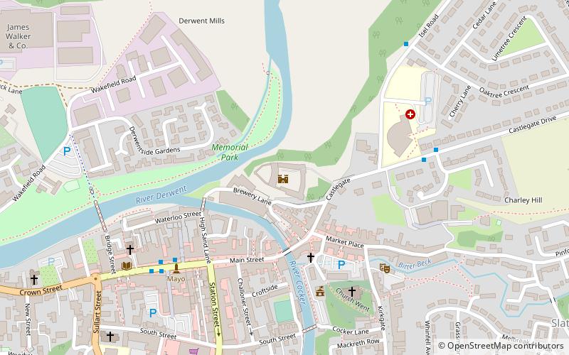 Cockermouth Castle location map