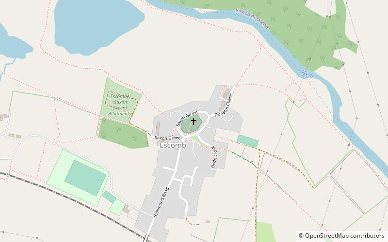 Escomb Church location map