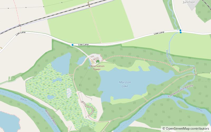 Low Barns Nature Reserve location map