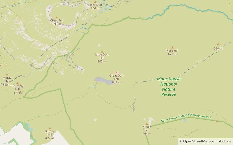 Great Dun Fell location map