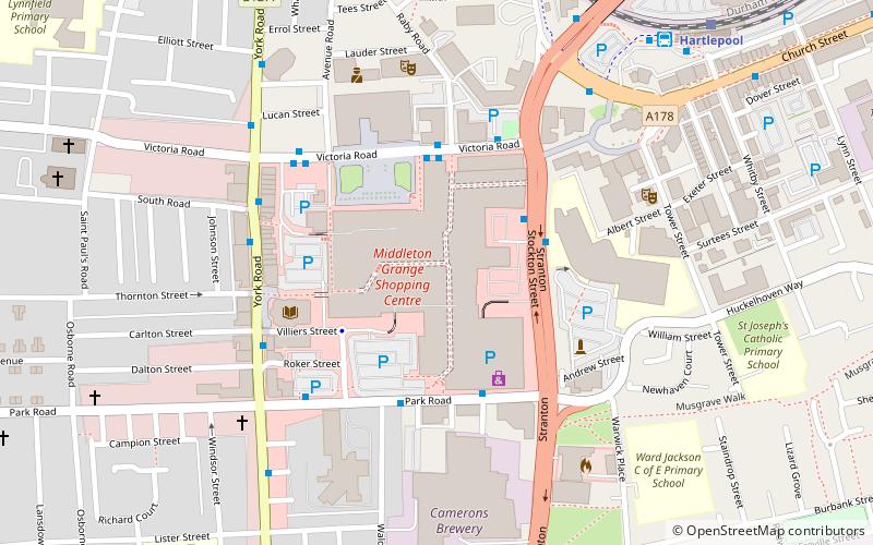 Middleton Grange Shopping Centre location map