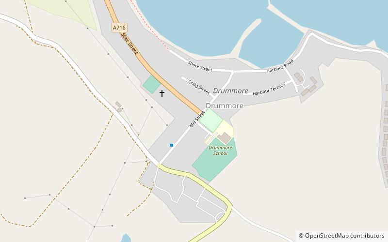 Drummore location map