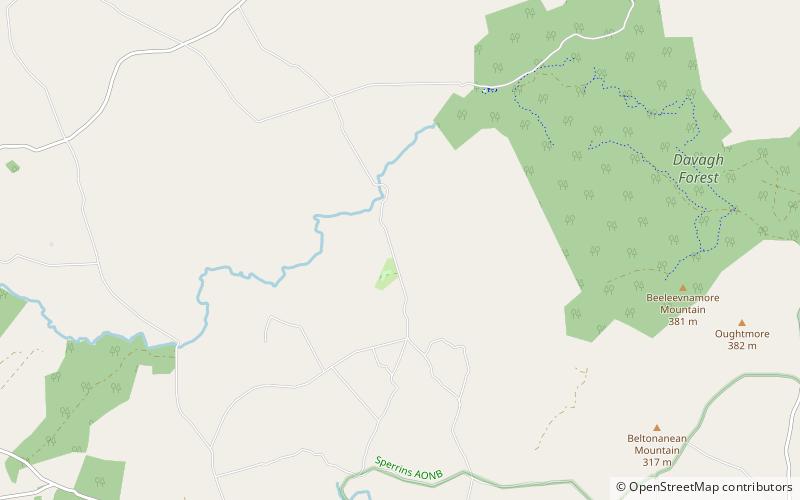 Beaghmore location map